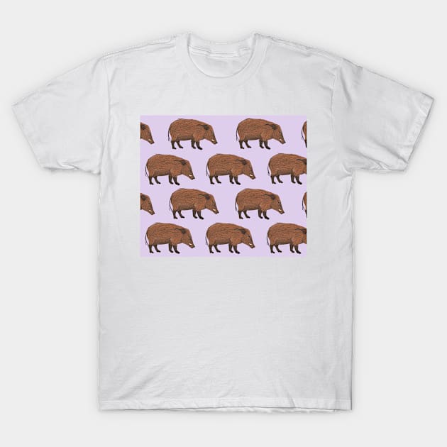 Amazing Red River Hog T-Shirt by ButtonandSquirt